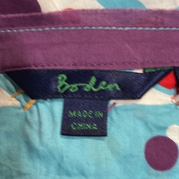 Boden Plus Size Tunic Dress Coverup with Raw Edge Hem and Button Detail - EUC - Picture 5 of 7